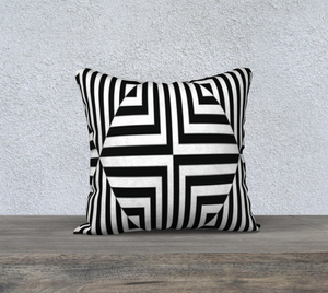 Doodle Illusion Pillow