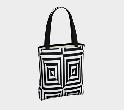 Doodle Optical Square Bag - Artified Apparel