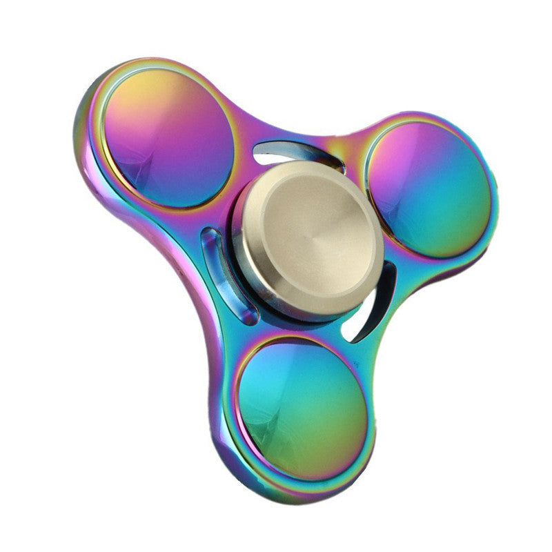 Rainbow Colour Aluminum Fidget Spinner - Artified Apparel