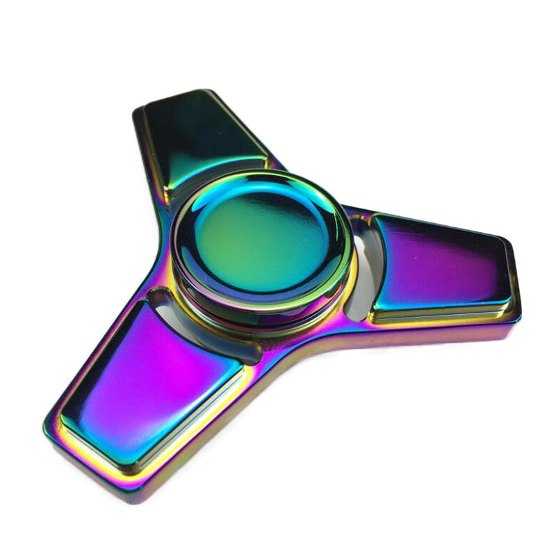 Rainbow Colour Aluminum Fidget Spinner - Artified Apparel
